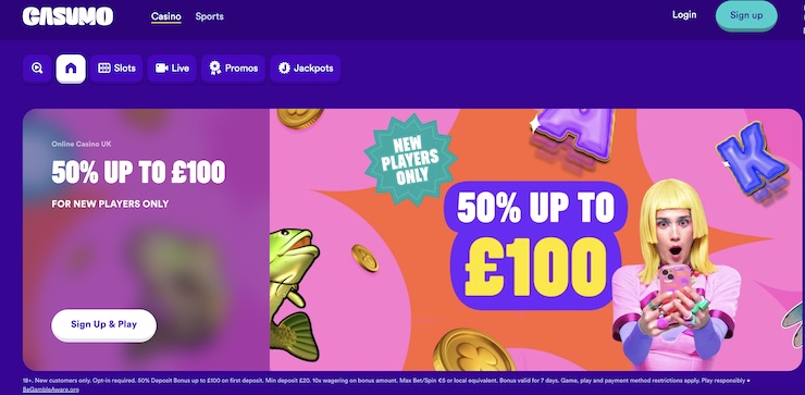 Casumo Casino has one of the best loyalty programmes among top non GamStop online casinos.